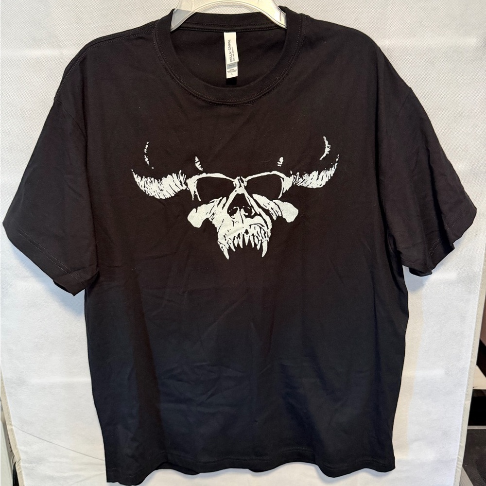Bella Canvas Black Skull Graphic Tee